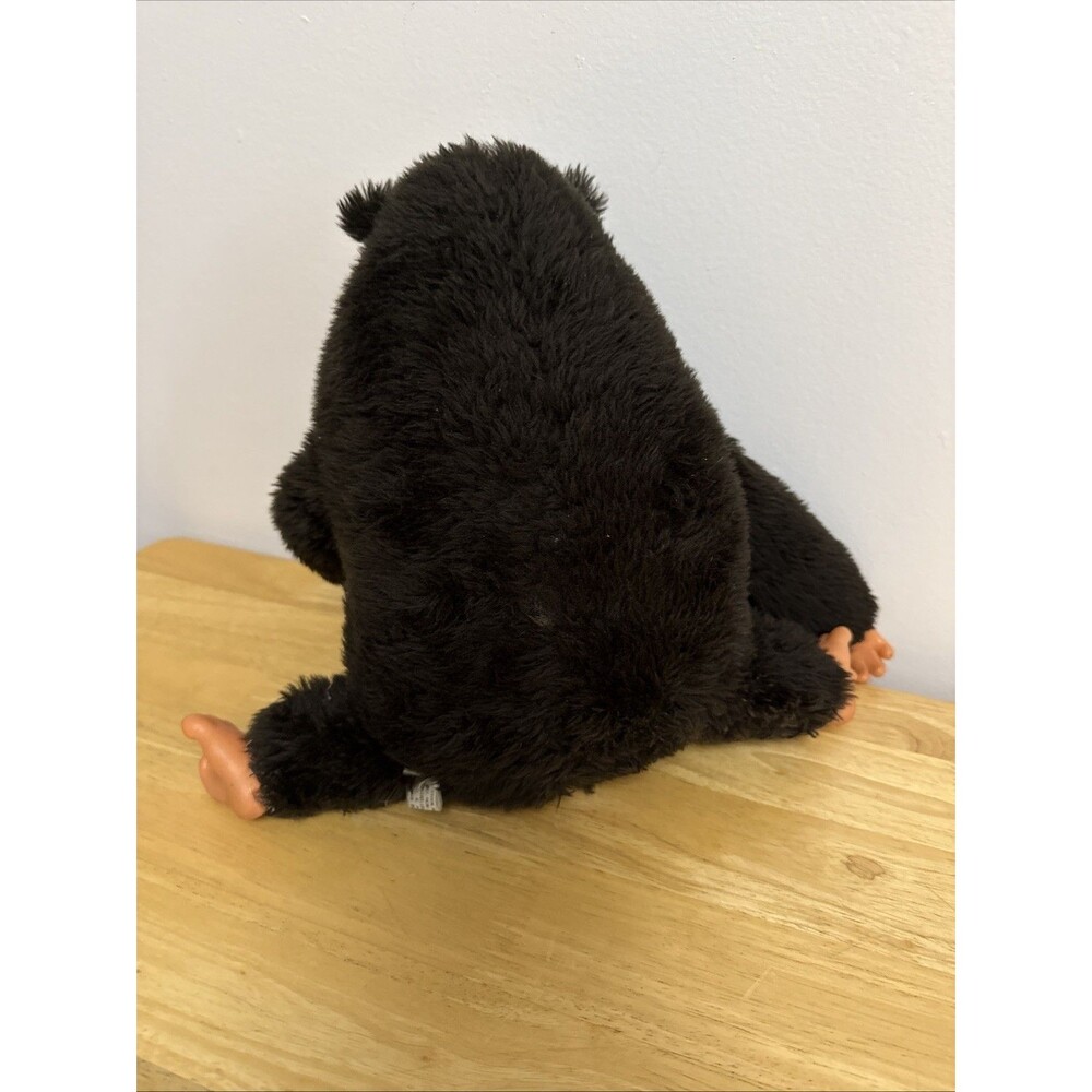 Vintage Rubber Face Gorilla Plush Brown Monkey Doll Stuffed 11” Rare - Picture 3 of 8